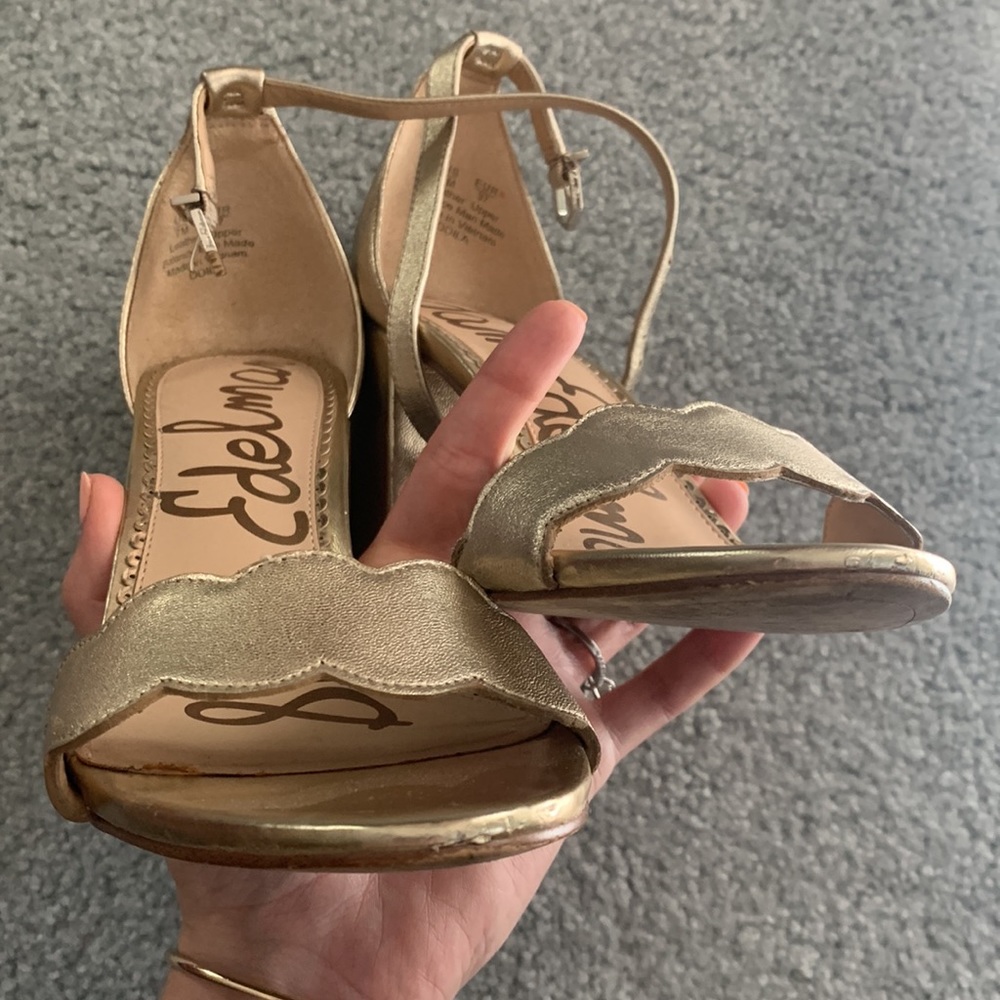 SAM EDELMAN ODILA LEATHER HEEL - Picture 9 of 9